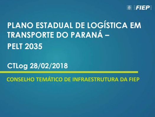 Plano Estadual de Logística e Transporte do Paraná está pronto